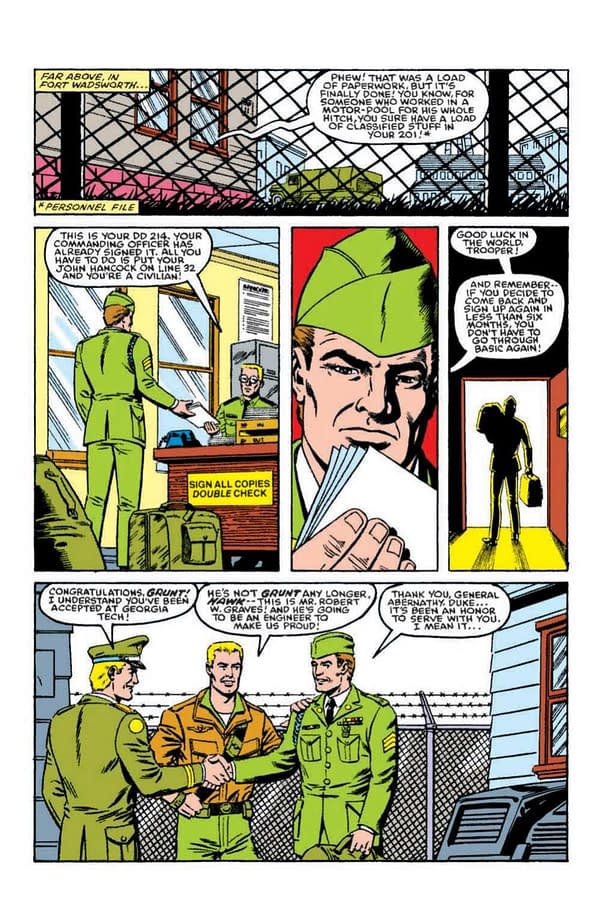 Interior preview page from GI Joe: A Real American Hero COBRA #1