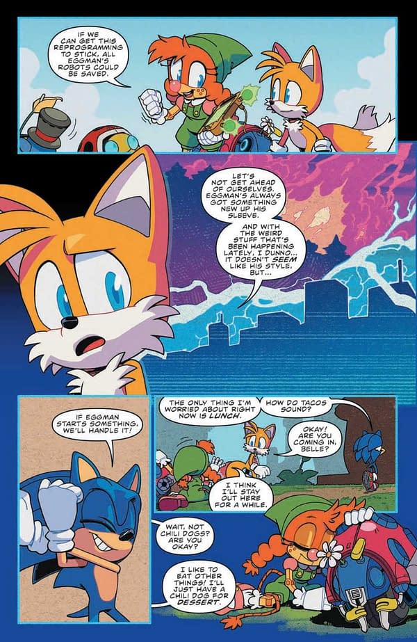 Interior preview page from Sonic the Hedgehog #49