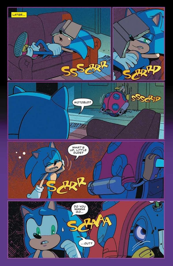 Interior preview page from Sonic the Hedgehog #49