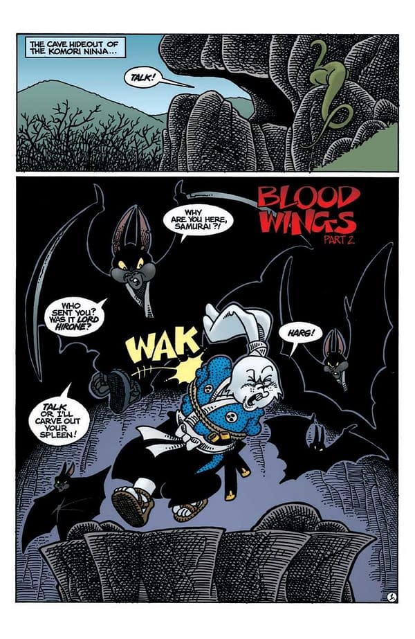 Interior preview page from Usagi Yojimbo: Lone Goat and Kid #4