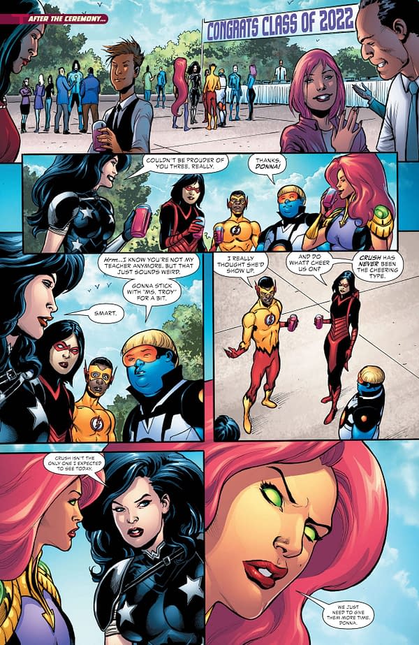 Interior preview page from Teen Titans Academy #14