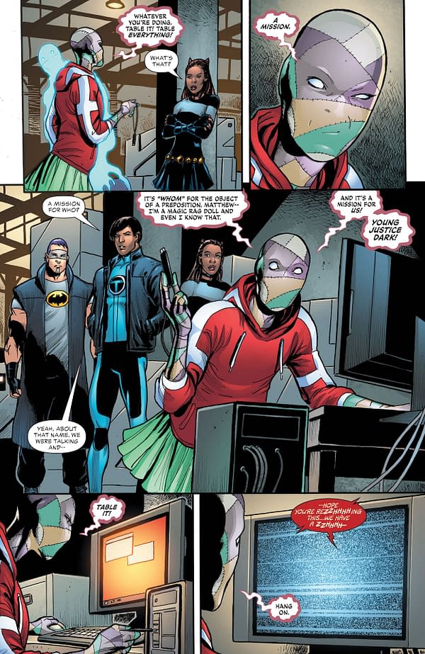 Interior preview page from Teen Titans Academy #14