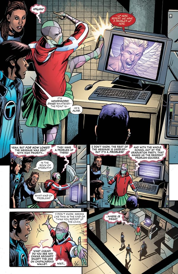 Interior preview page from Teen Titans Academy #14