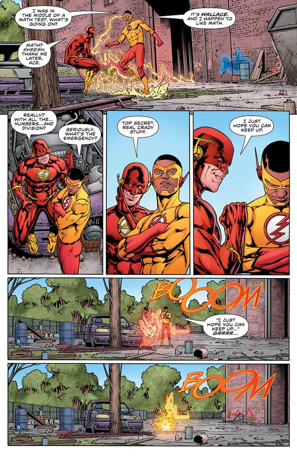 Interior preview page from Flash #781