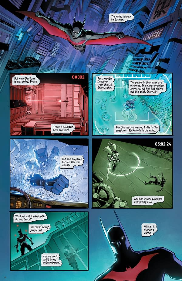 Interior preview page from Batman Beyond: Neo-Year #2