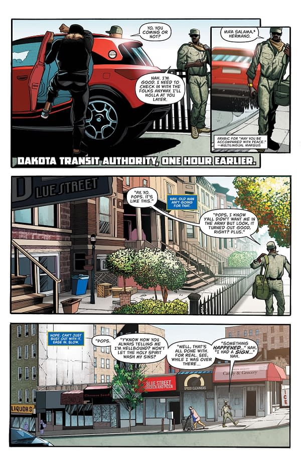 Interior preview page from Blood Syndicate Season One #2