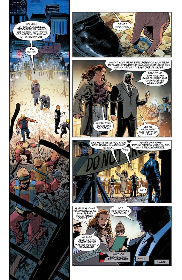 Interior preview page from Flashpoint Beyond #2