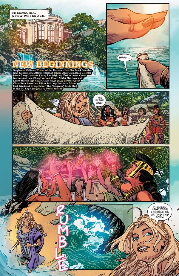 Interior preview page from Nubia: Queen of the Amazons #1