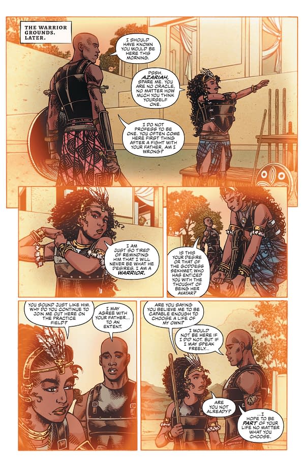 Interior preview page from Nubia: Queen of the Amazons #2