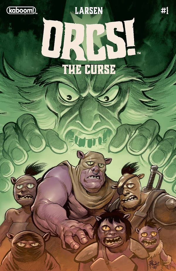 Cover image for ORCS THE CURSE #1 (OF 4) CVR B POWELL
