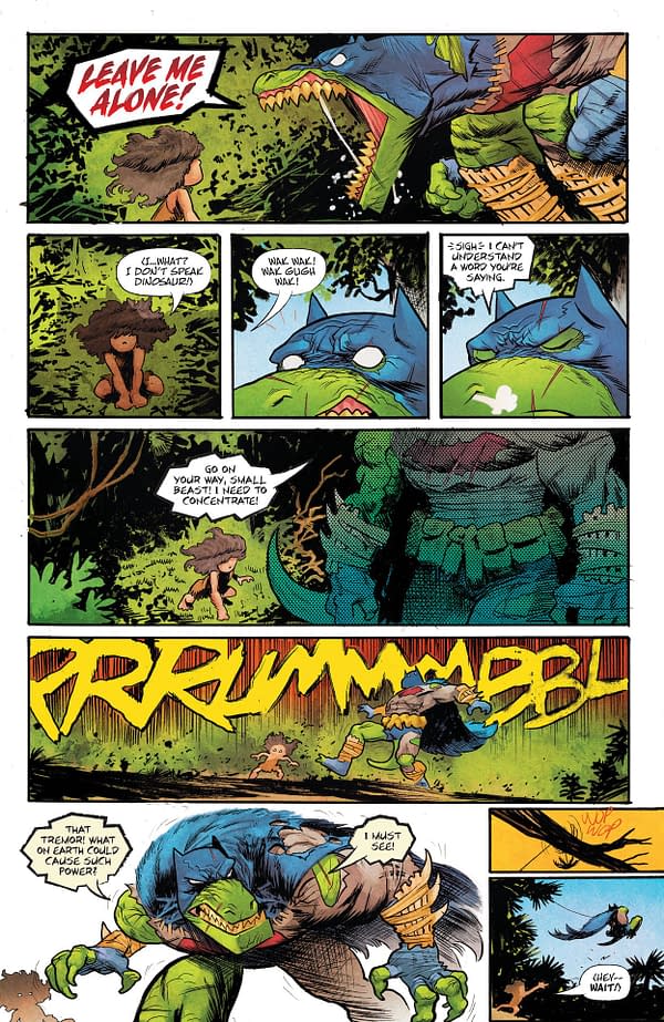Interior preview page from Jurassic League #2