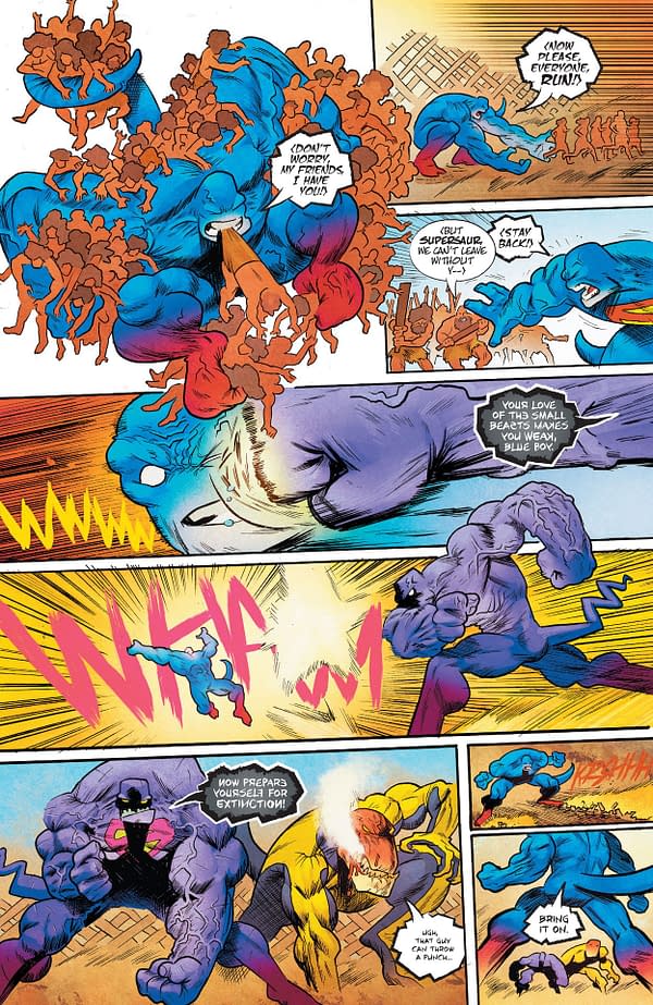 Interior preview page from Jurassic League #2
