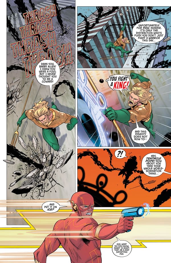 Interior preview page from Aquaman and The Flash: Voidsong #2