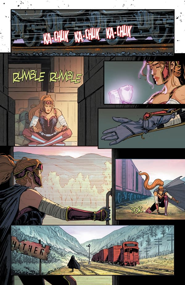 Interior preview page from Artemis Wanted #1