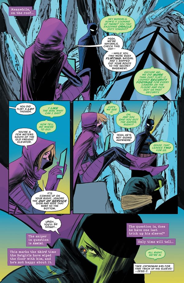 Interior preview page from Batgirls #8