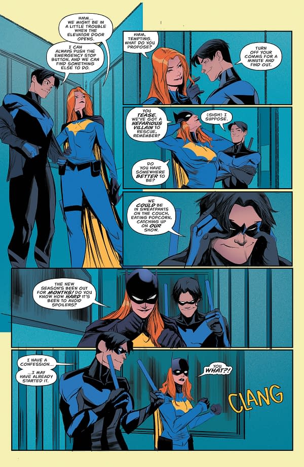 Interior preview page from Batgirls #8