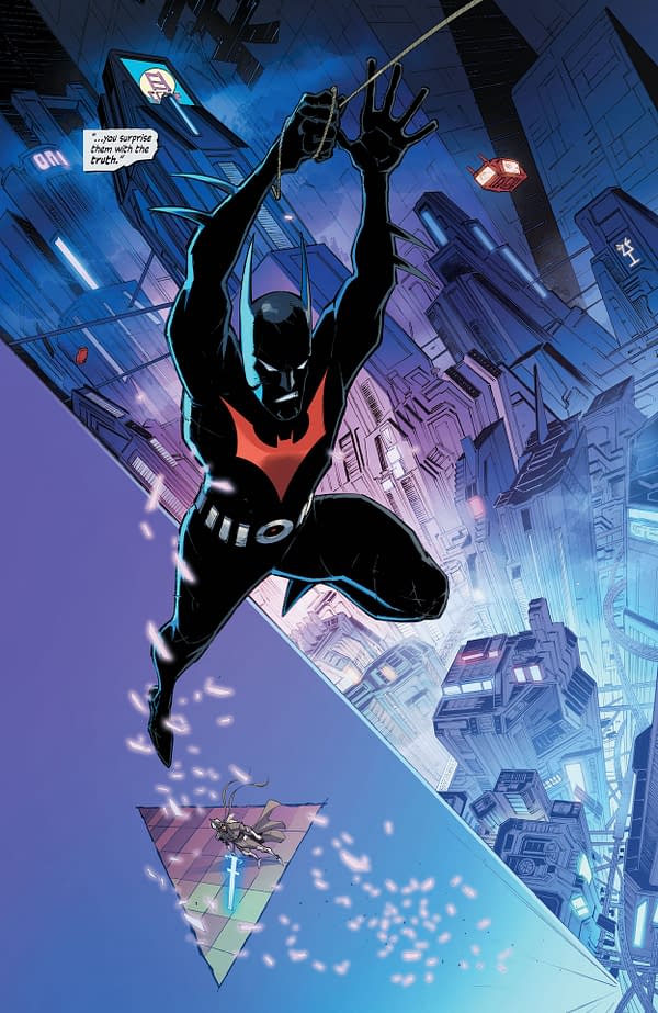 Interior preview page from Batman Beyond: Neo-Year #4