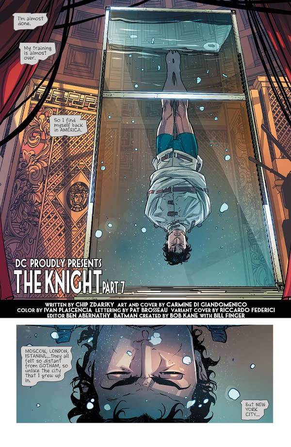 Interior preview page from Batman: The Knight #7