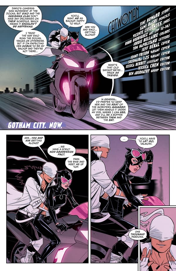 Interior preview page from Catwoman #45
