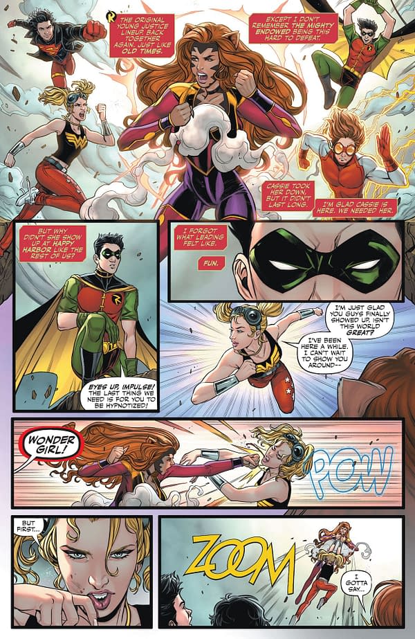 Interior preview page from Dark Crisis: Young Justice #2