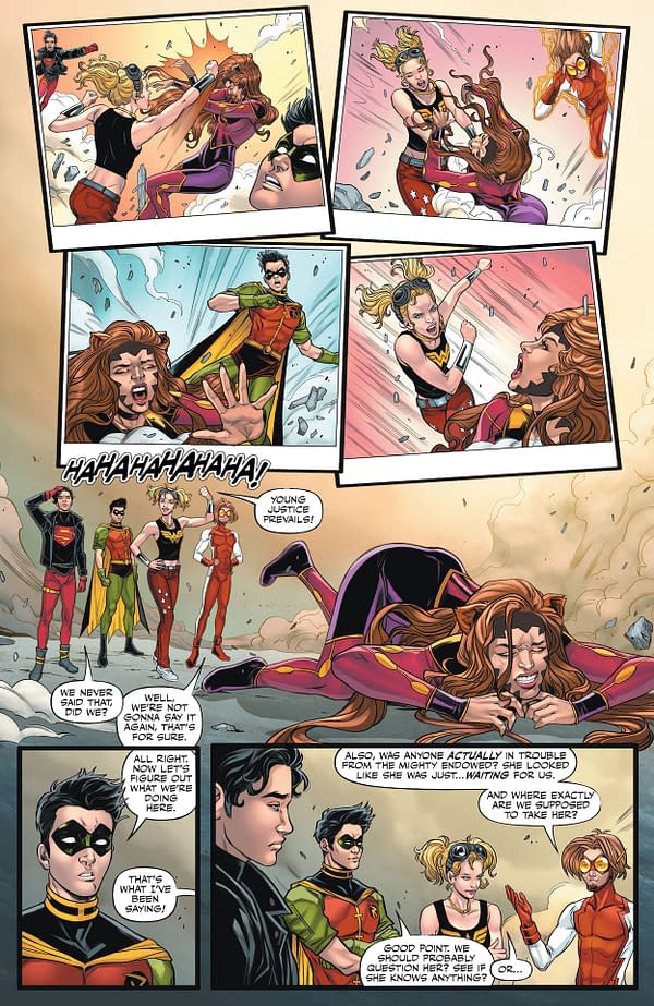 Interior preview page from Dark Crisis: Young Justice #2