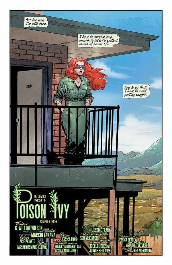 Interior preview page from Poison Ivy #3