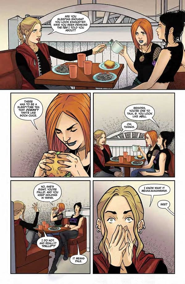 Interior preview page from Vampire Slayer #4