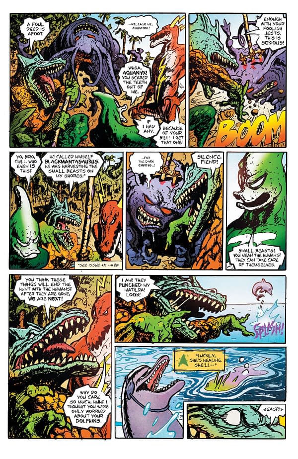 Interior preview page from Jurassic League #3