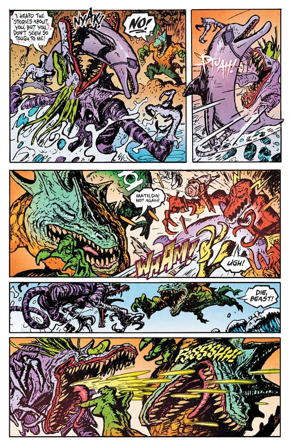 Interior preview page from Jurassic League #3
