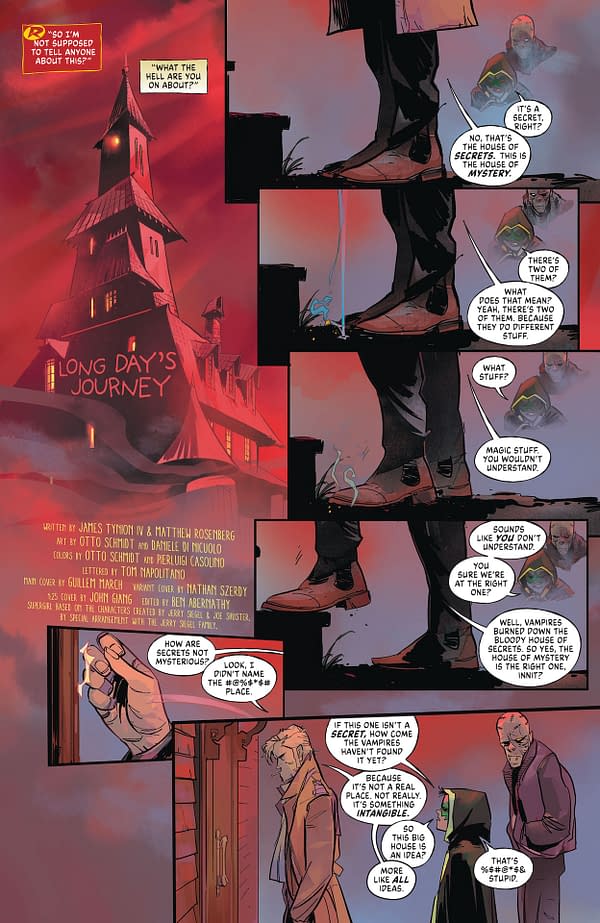 Interior preview page from DC vs. Vampires #8