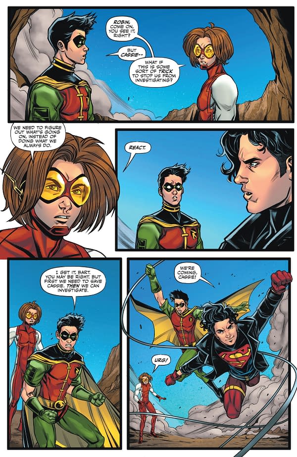 Interior preview page from Dark Crisis: Young Justice #3