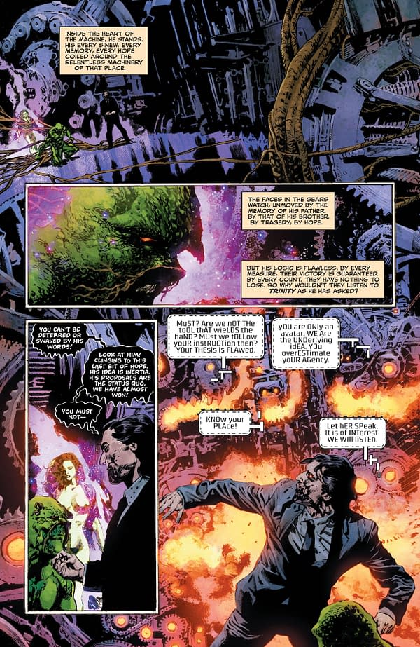 Interior preview page from Swamp Thing #16