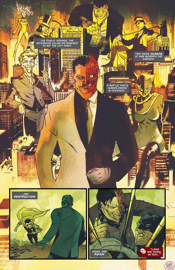 Interior preview page from Batman: One Bad Day: Two-Face #1