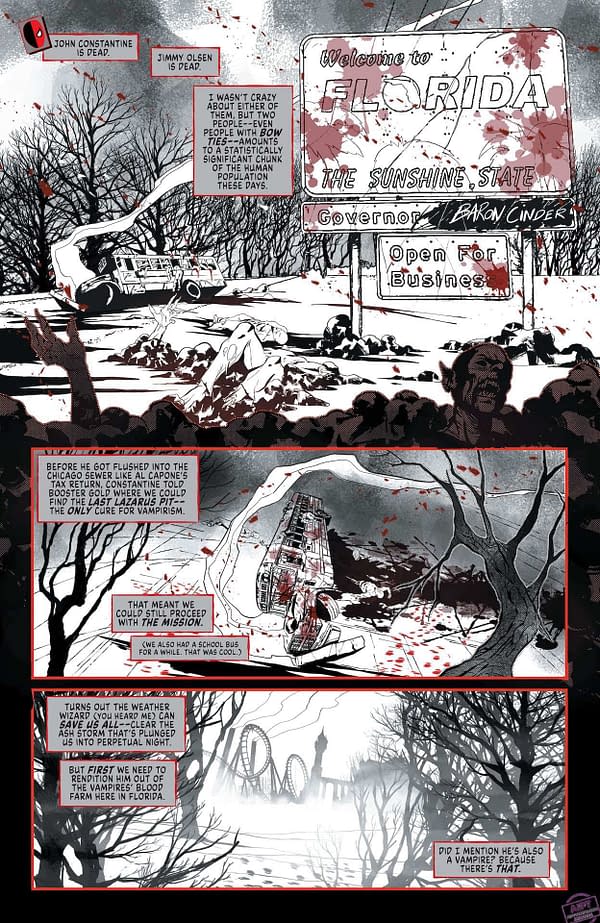 Interior preview page from DC vs. Vampires: All-Out War #3