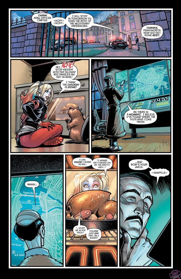 Interior preview page from Harley Quinn 30th Anniversary Special #1