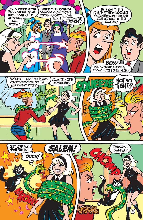 Interior preview page from Sabrina the Teenage Witch Anniversary Spectacular #1