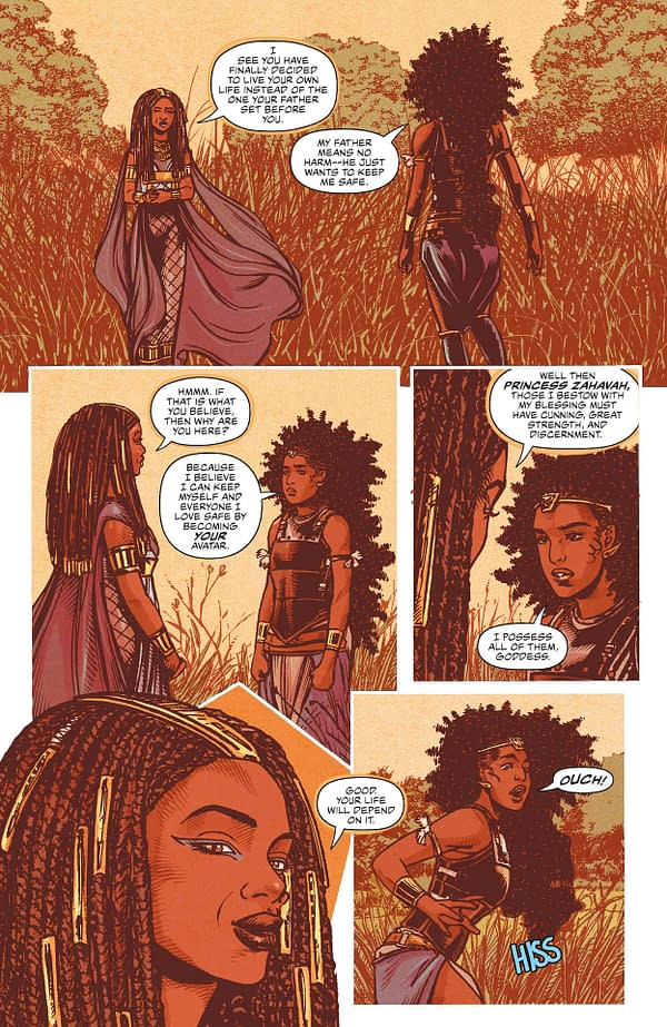 Interior preview page from Nubia: Queen of the Amazons #4