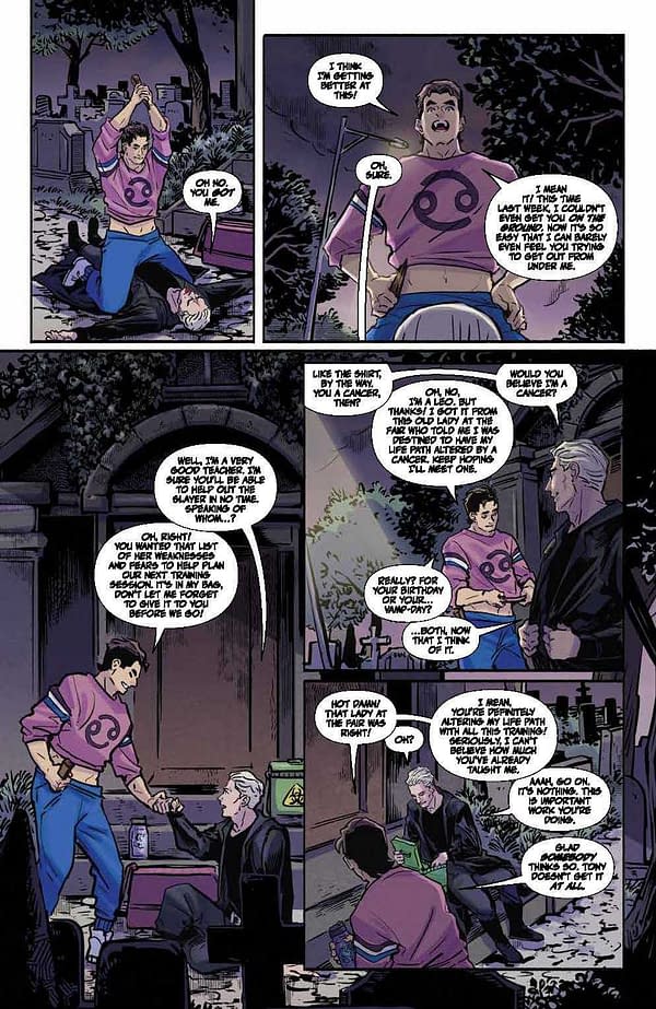 Interior preview page from Vampire Slayer #6