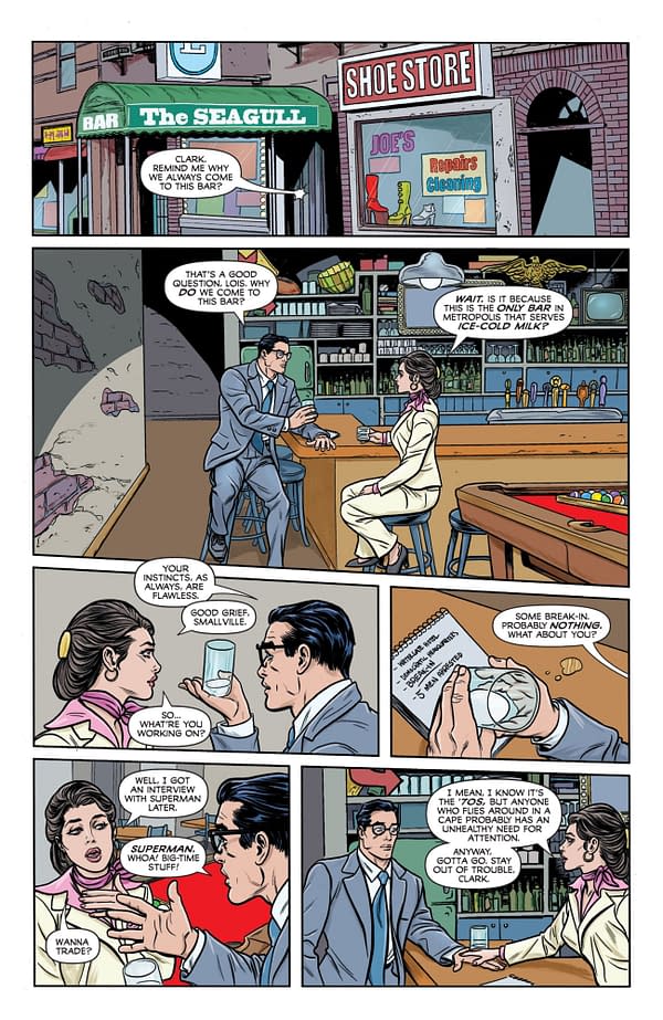 Interior preview page from Superman: Space Age #2