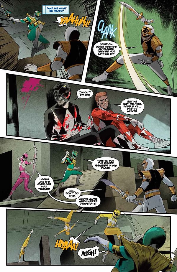 Interior preview page from Mighty Morphin Power Rangers #101