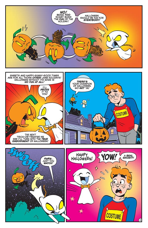 Interior preview page from Archie Halloween Spectacular #1