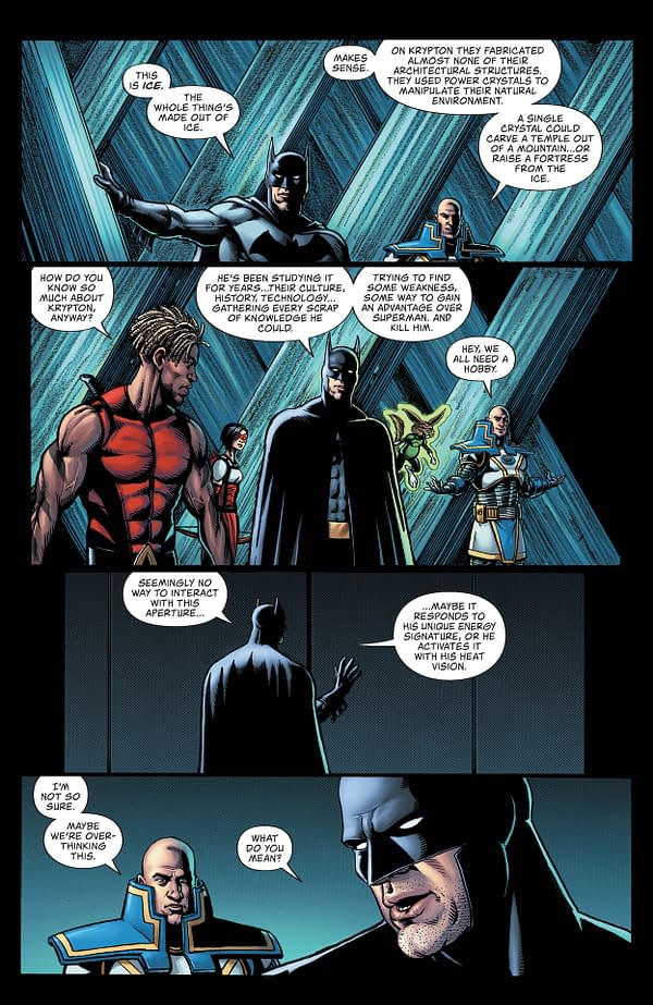 Interior preview page from Batman: Fortress #6