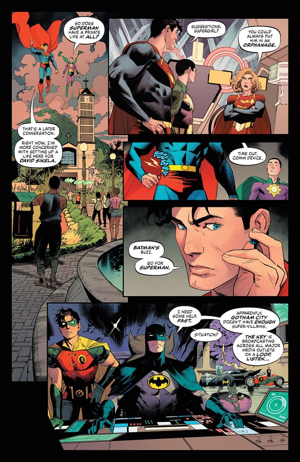 Interior preview page from Batman/Superman: World's Finest #8
