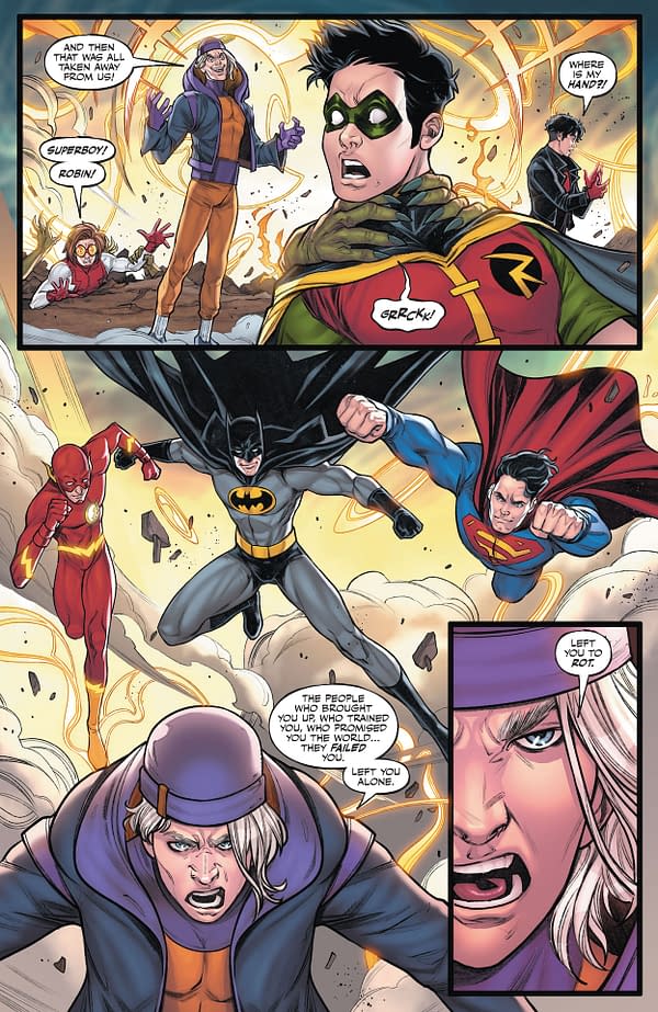 Interior preview page from Dark Crisis: Young Justice #5