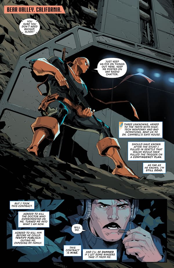 Interior preview page from Deathstroke Inc #14