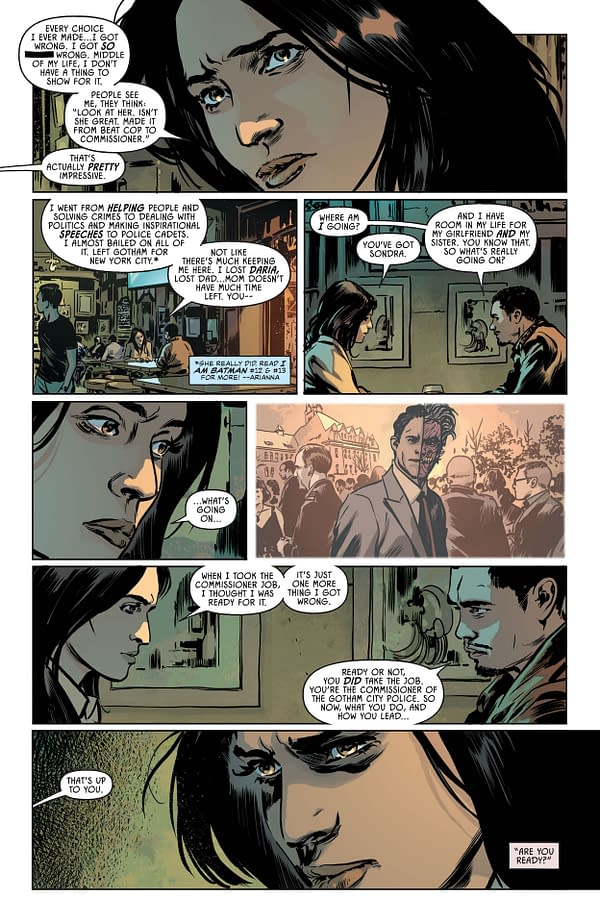 Interior preview page from GCPD: The Blue Wall #1