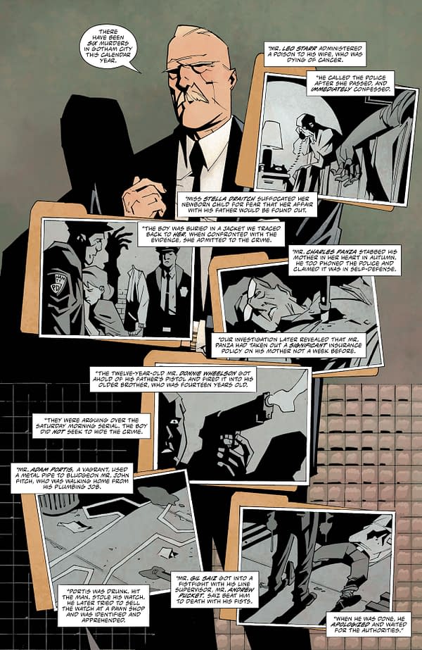 Interior preview page from Gotham City: Year One #2