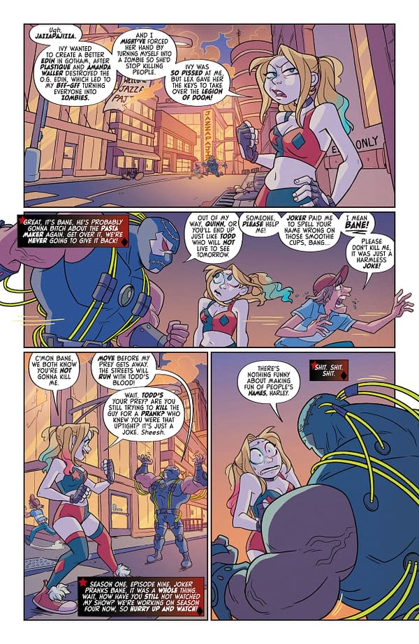 Interior preview page from Harley Quinn: The Animated Series: Legion of Bats #1