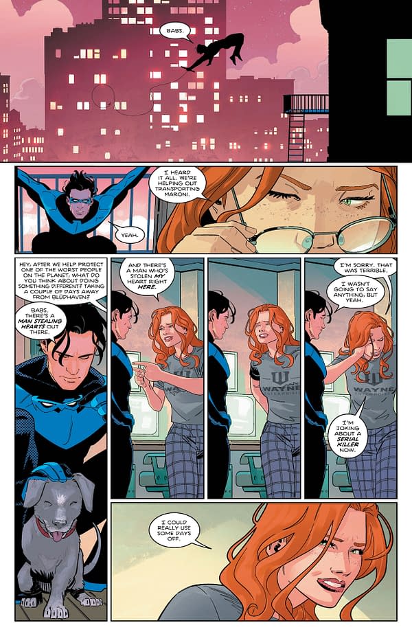 Interior preview page from Nightwing #97