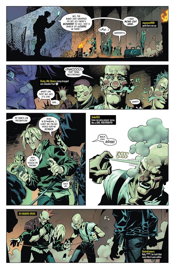 Interior preview page from Punchline: The Gotham Game #1